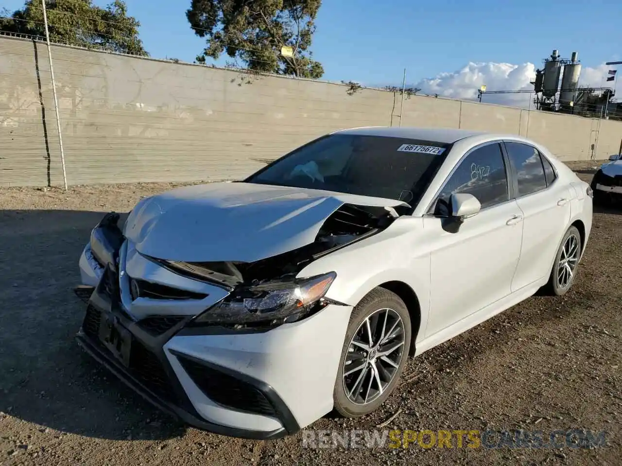 2 Photograph of a damaged car 4T1G11AKXNU033956 TOYOTA CAMRY 2022