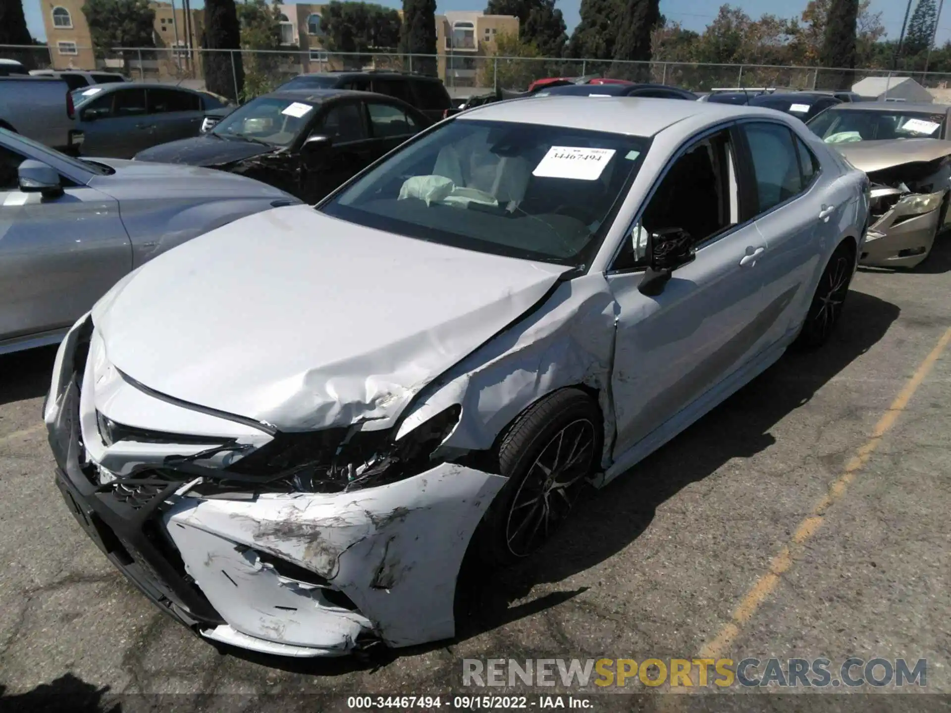 2 Photograph of a damaged car 4T1G11AKXNU043113 TOYOTA CAMRY 2022