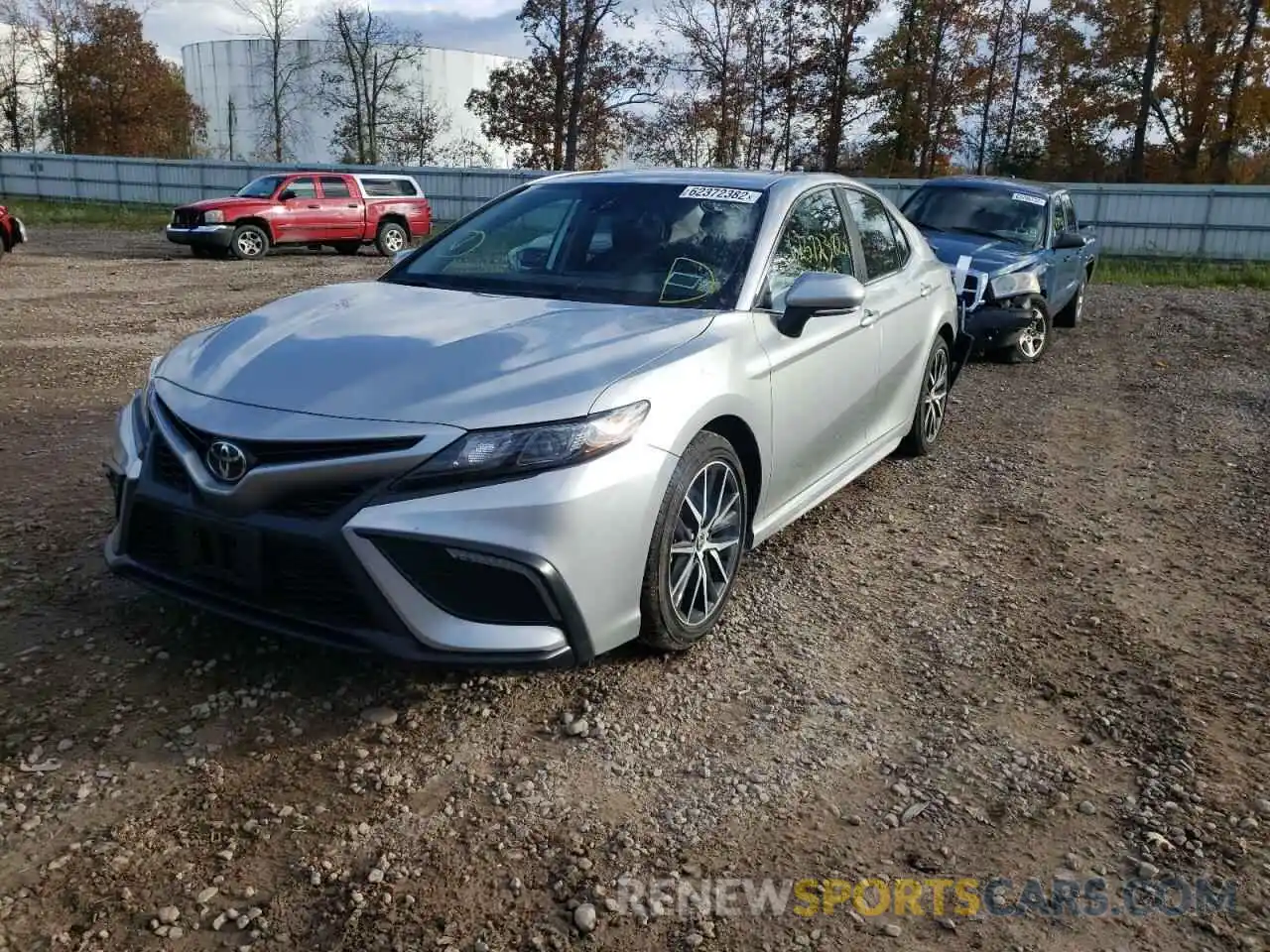 2 Photograph of a damaged car 4T1G11AKXNU052250 TOYOTA CAMRY 2022