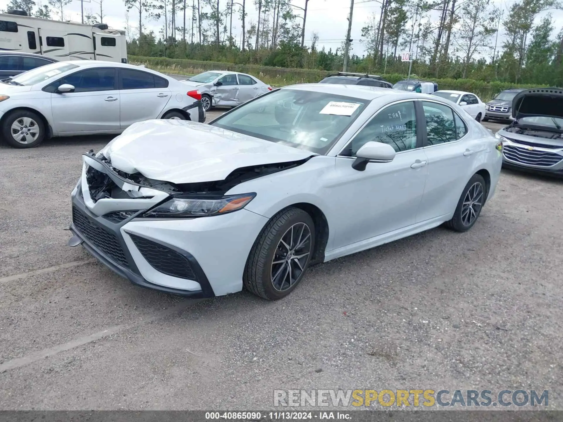 2 Photograph of a damaged car 4T1G11AKXNU069534 TOYOTA CAMRY 2022