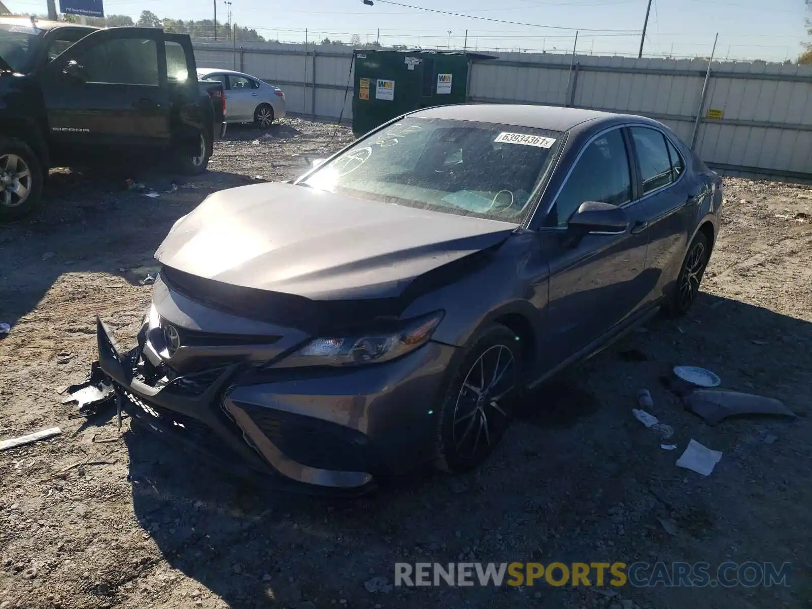 2 Photograph of a damaged car 4T1G11AKXNU620805 TOYOTA CAMRY 2022