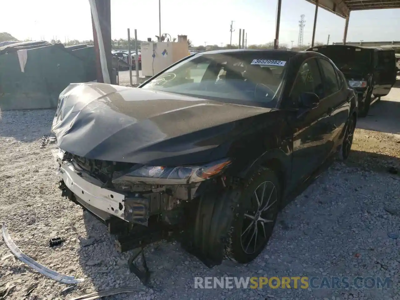 2 Photograph of a damaged car 4T1G11AKXNU627673 TOYOTA CAMRY 2022