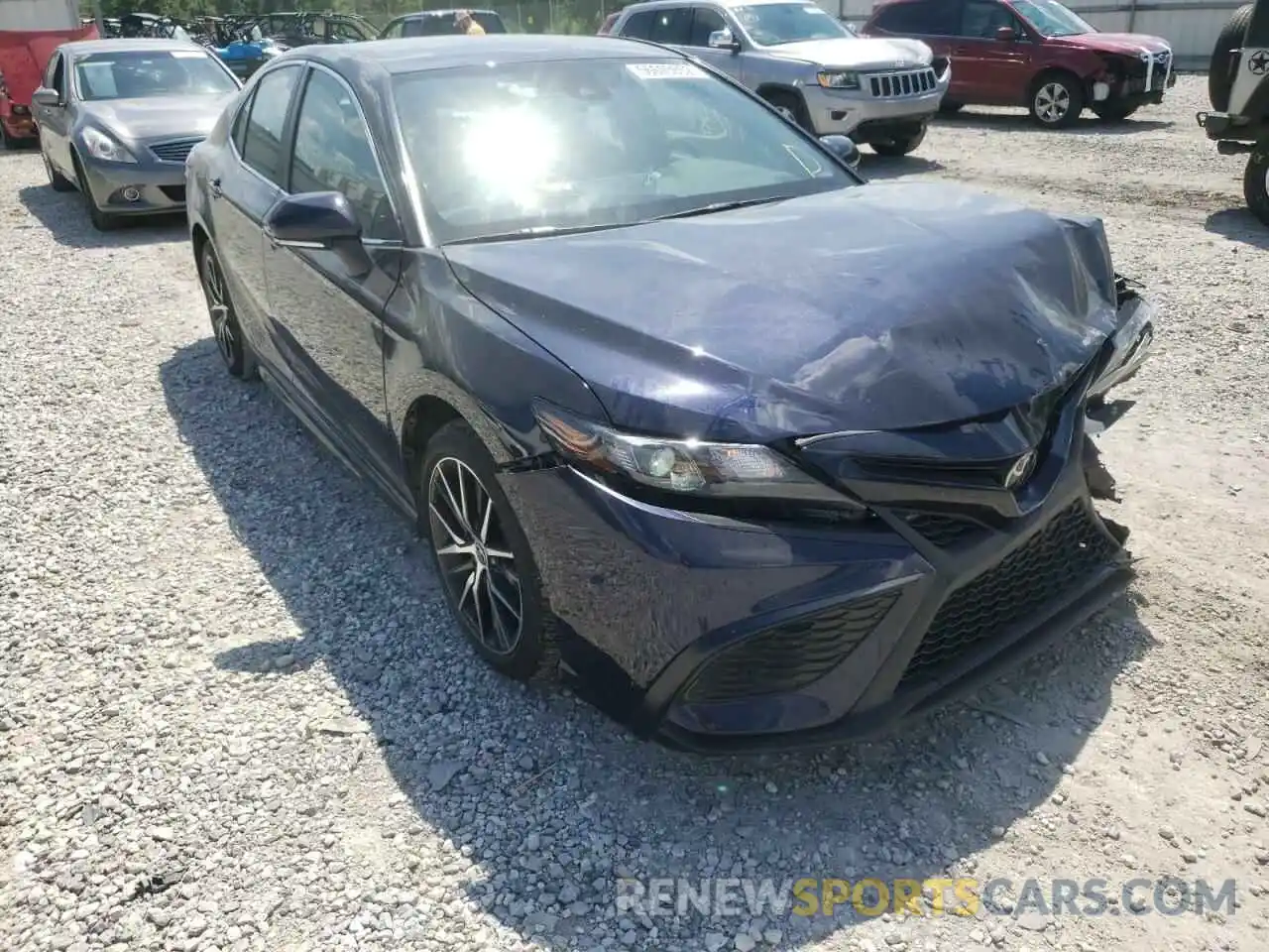 1 Photograph of a damaged car 4T1G11AKXNU628659 TOYOTA CAMRY 2022