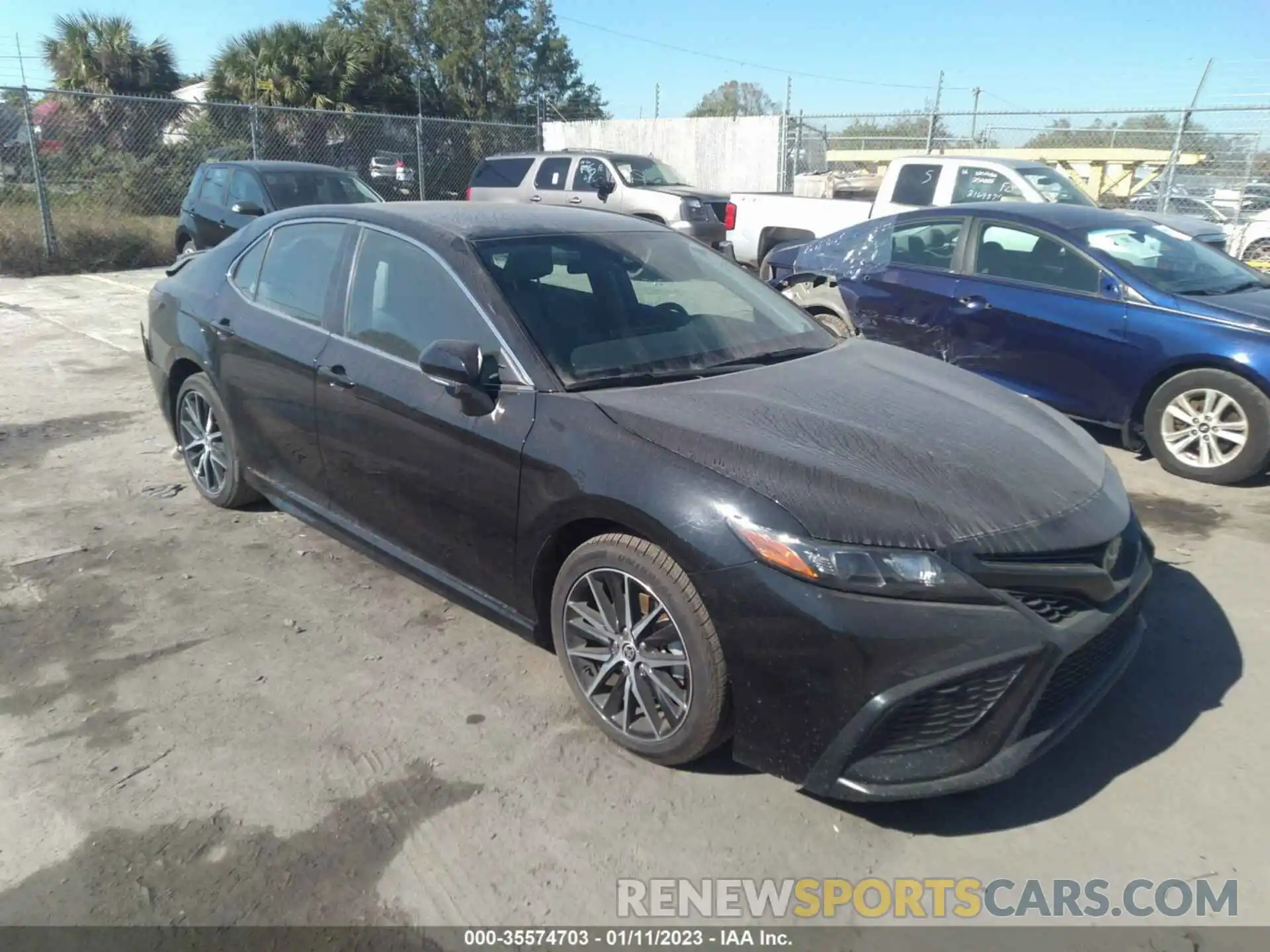 1 Photograph of a damaged car 4T1G11AKXNU643498 TOYOTA CAMRY 2022