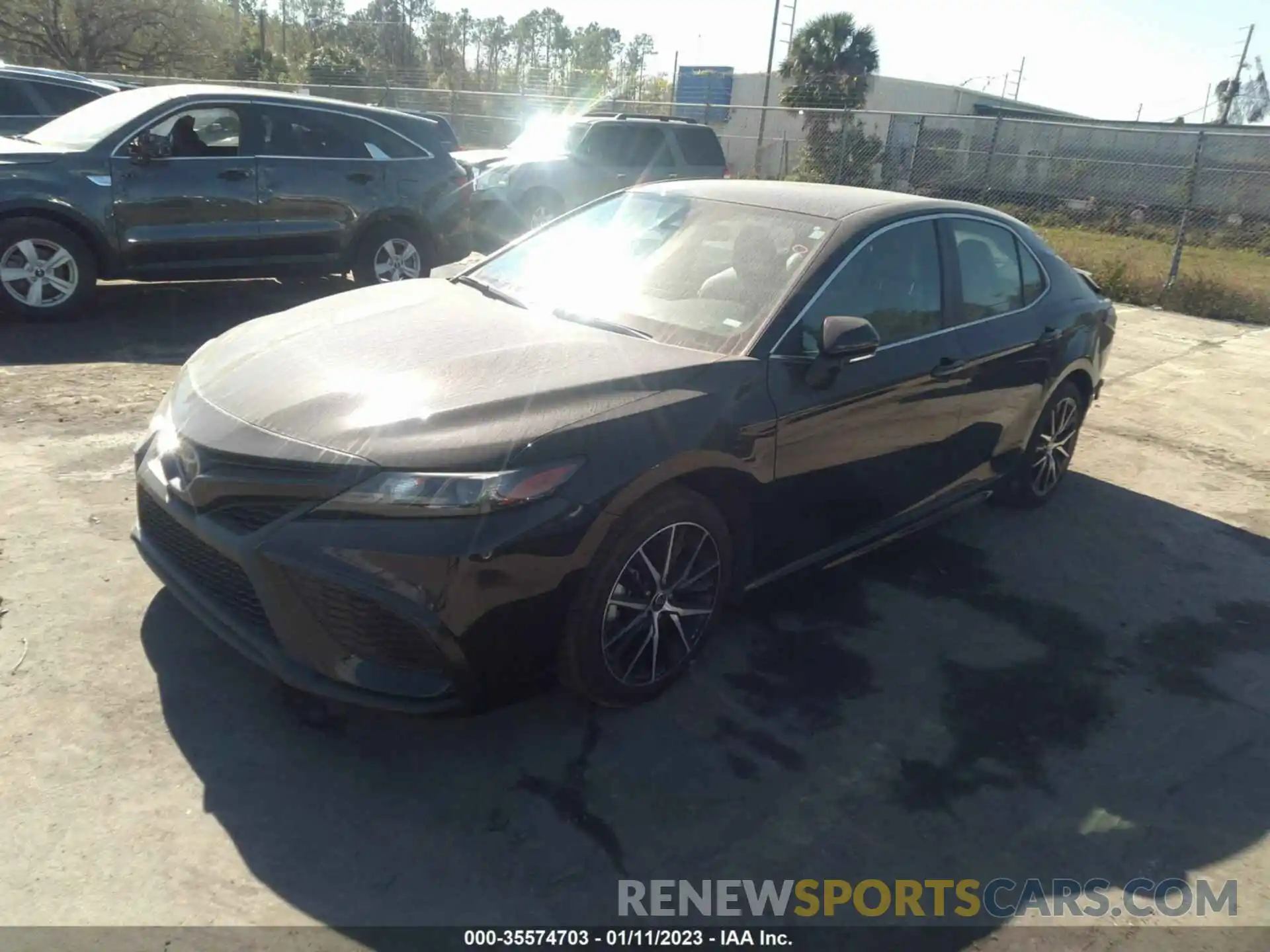 2 Photograph of a damaged car 4T1G11AKXNU643498 TOYOTA CAMRY 2022