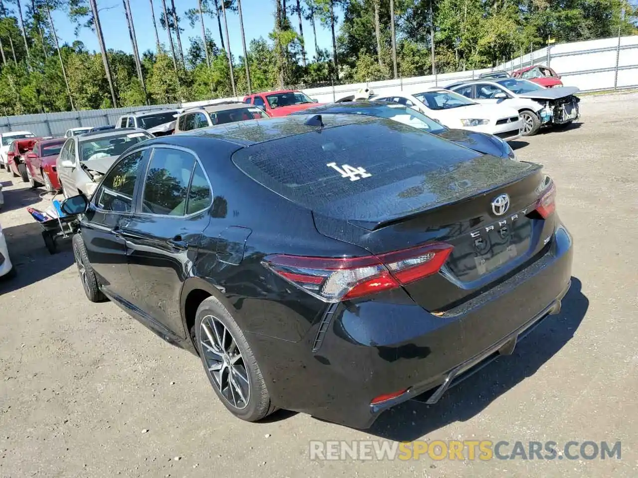 3 Photograph of a damaged car 4T1G11AKXNU650855 TOYOTA CAMRY 2022