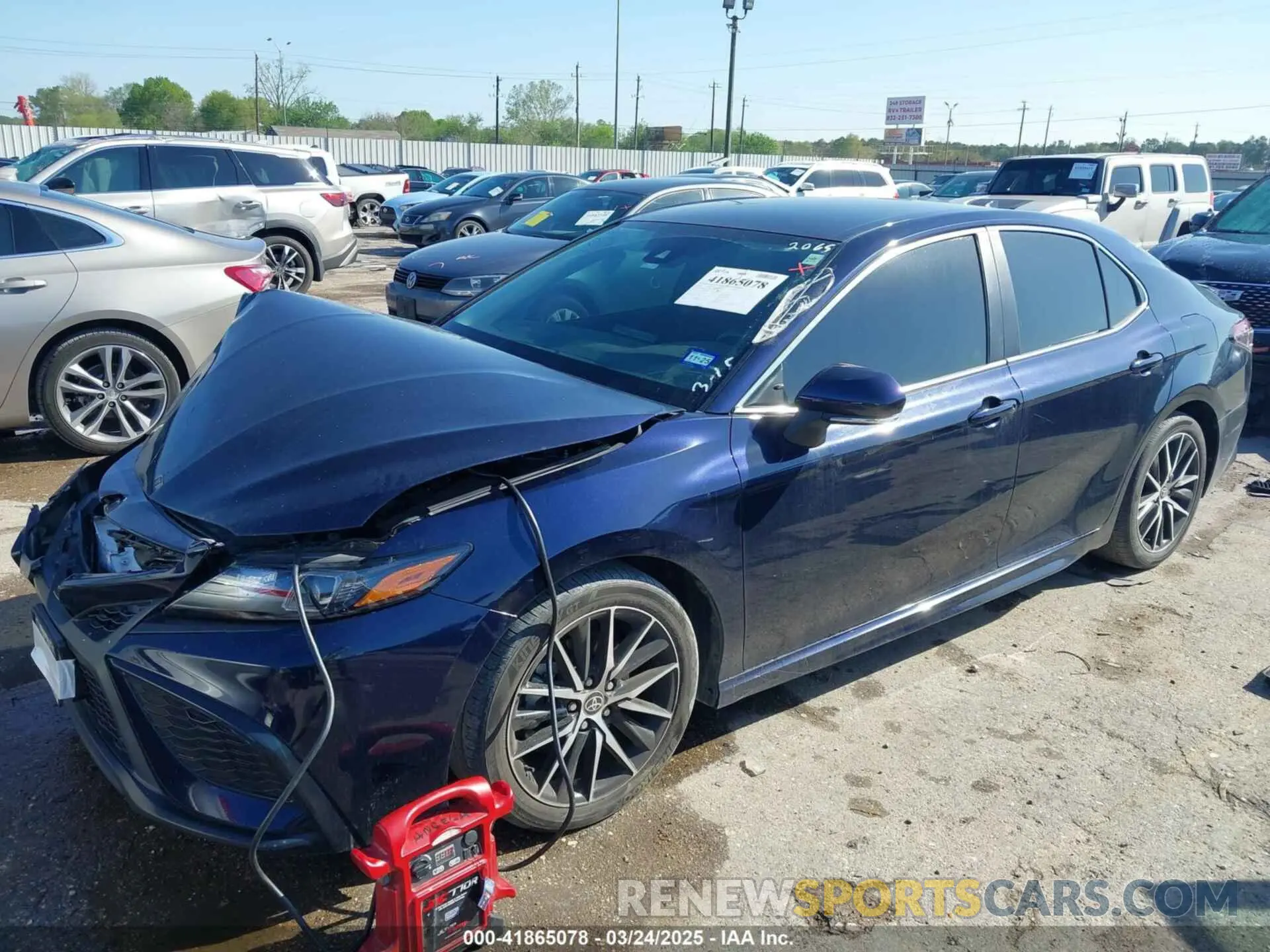 2 Photograph of a damaged car 4T1G11BK1NU062065 TOYOTA CAMRY 2022