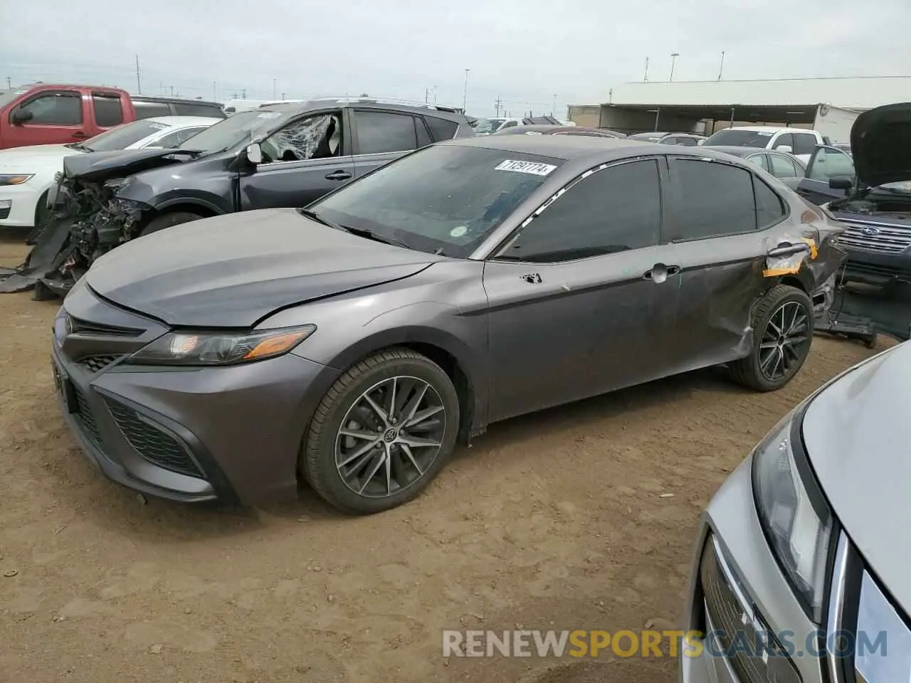 1 Photograph of a damaged car 4T1G11BK2NU052614 TOYOTA CAMRY 2022