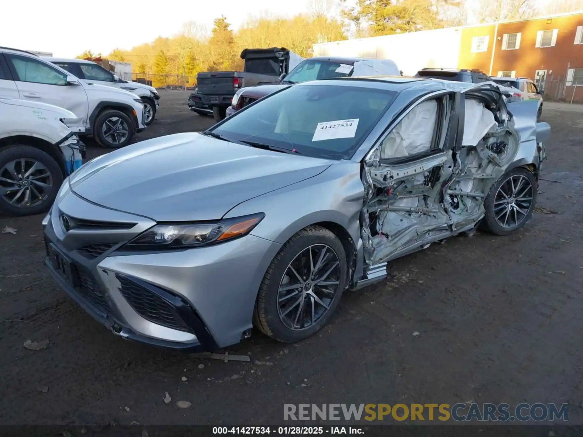 2 Photograph of a damaged car 4T1G11BK3NU072709 TOYOTA CAMRY 2022