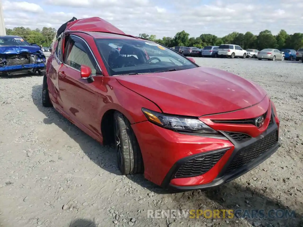 1 Photograph of a damaged car 4T1G11BK4NU056468 TOYOTA CAMRY 2022