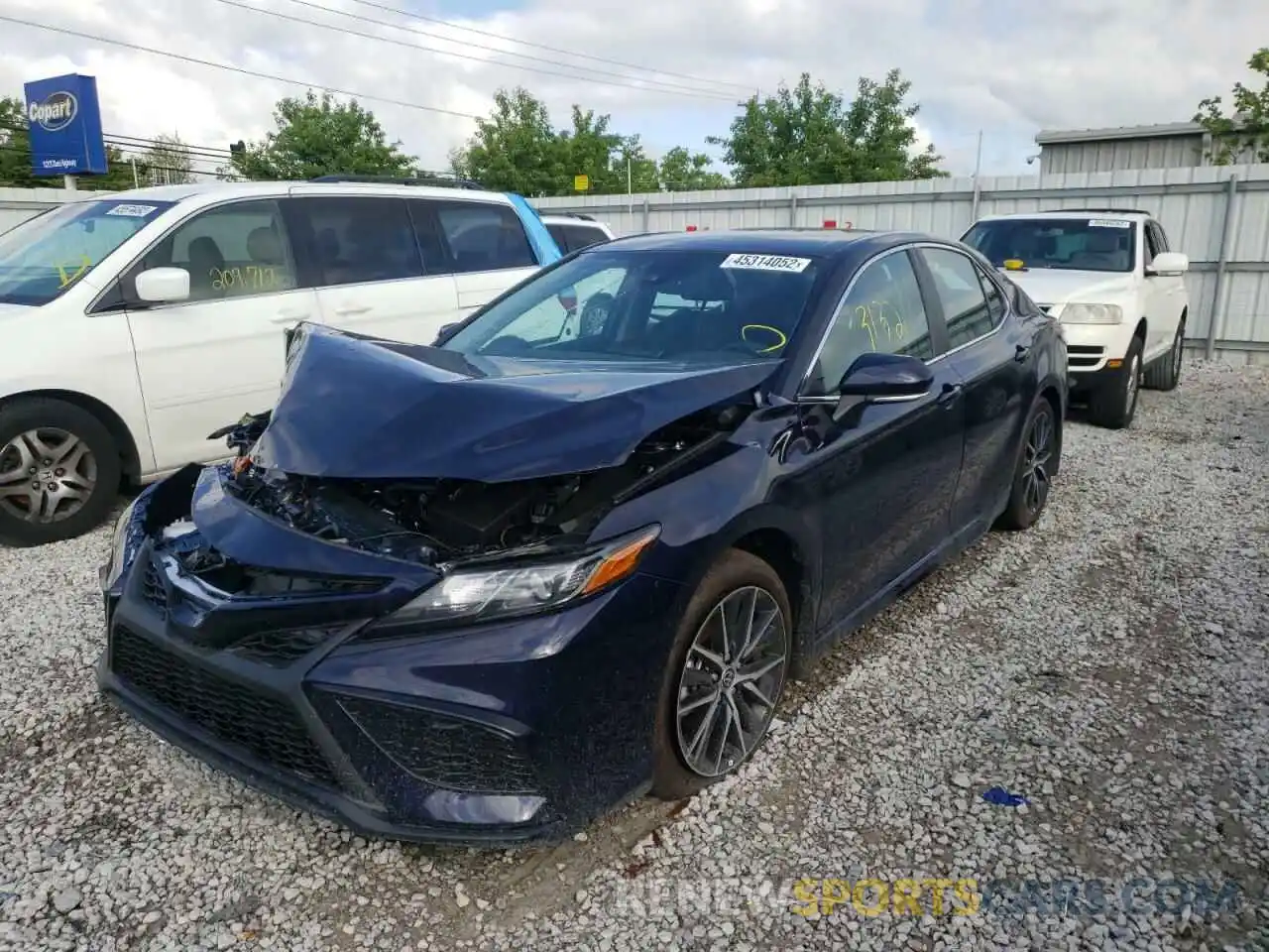 2 Photograph of a damaged car 4T1G11BK5NU060528 TOYOTA CAMRY 2022