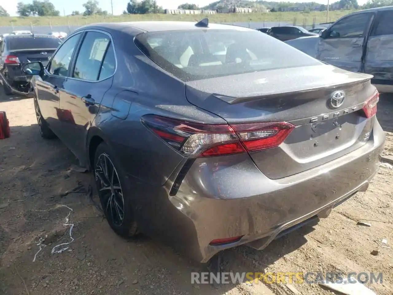 3 Photograph of a damaged car 4T1G11BK6NU067780 TOYOTA CAMRY 2022