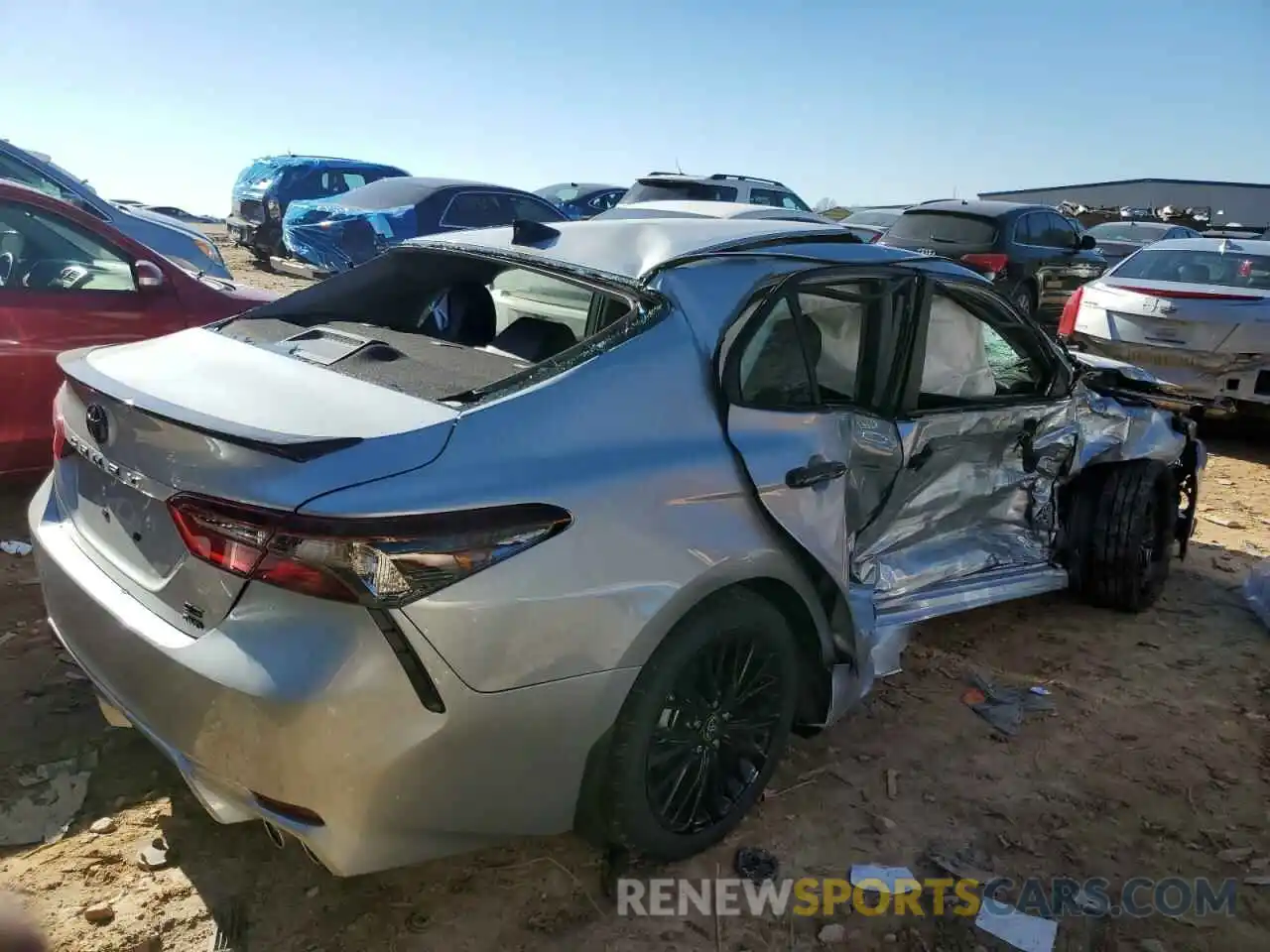 3 Photograph of a damaged car 4T1G11BK6NU072137 TOYOTA CAMRY 2022