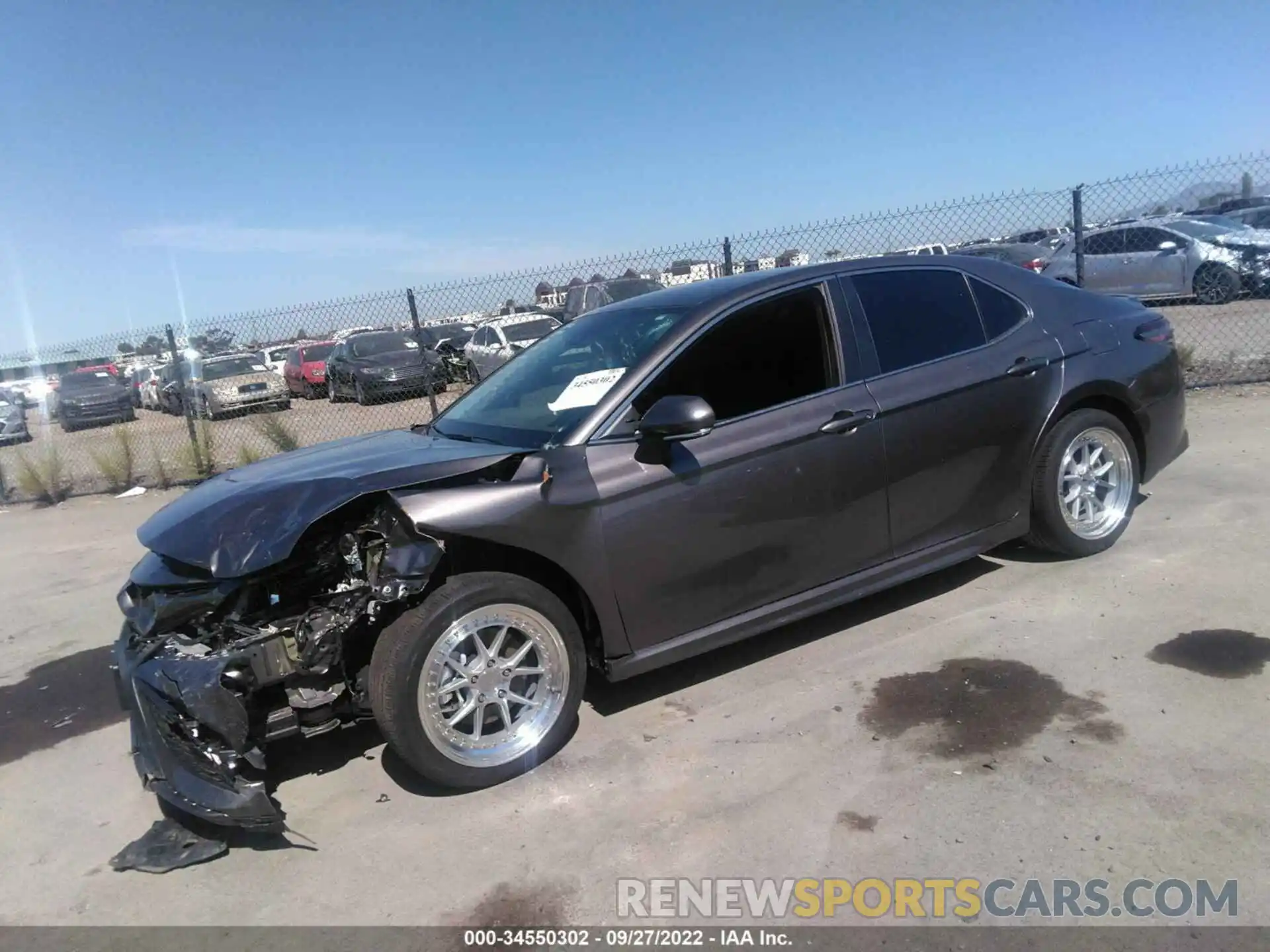 2 Photograph of a damaged car 4T1G31AK0NU571849 TOYOTA CAMRY 2022