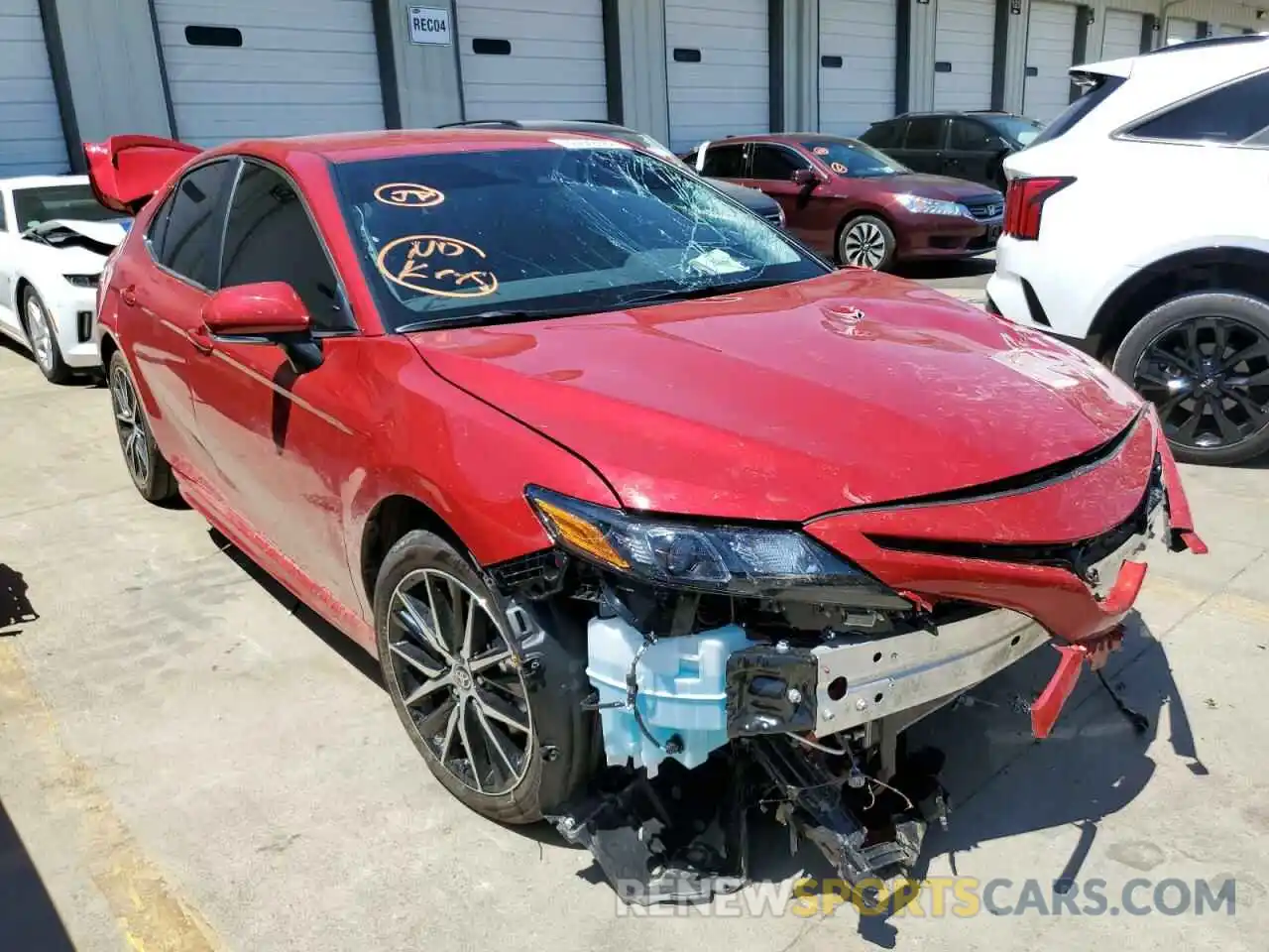 1 Photograph of a damaged car 4T1G31AK3NU039396 TOYOTA CAMRY 2022