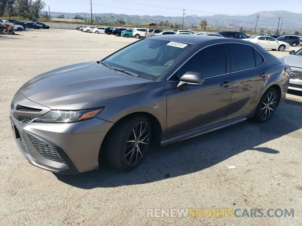 1 Photograph of a damaged car 4T1G31AK6NU597680 TOYOTA CAMRY 2022