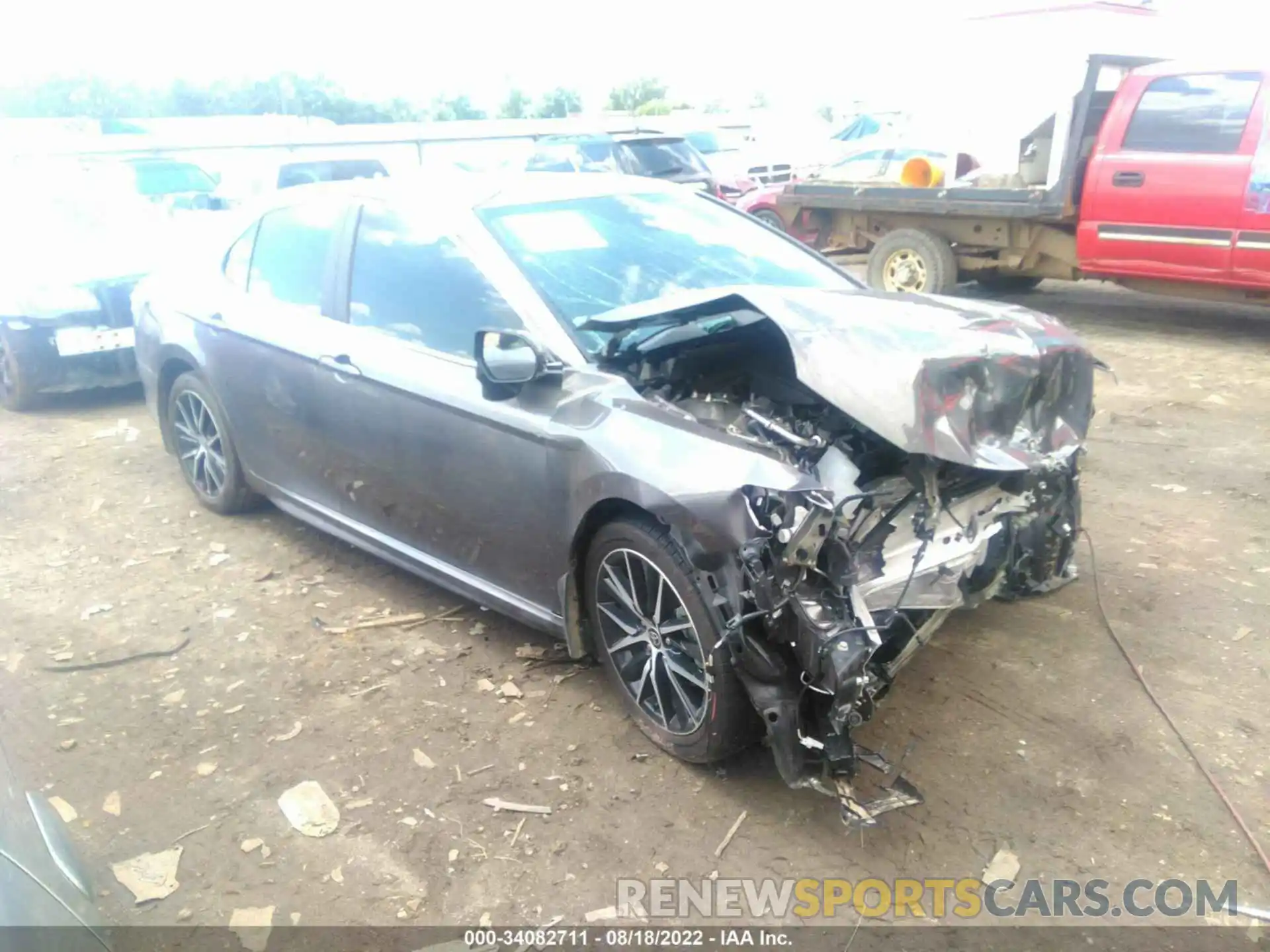 1 Photograph of a damaged car 4T1G31AK7NU586378 TOYOTA CAMRY 2022