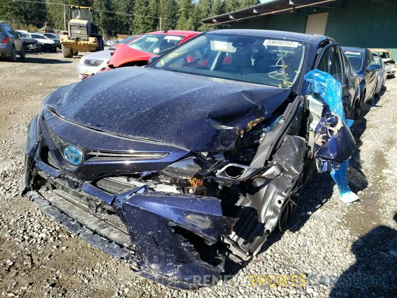 2 Photograph of a damaged car 4T1G31AK9NU580985 TOYOTA CAMRY 2022