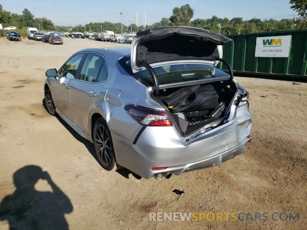 3 Photograph of a damaged car 4T1G31AK9NU593459 TOYOTA CAMRY 2022