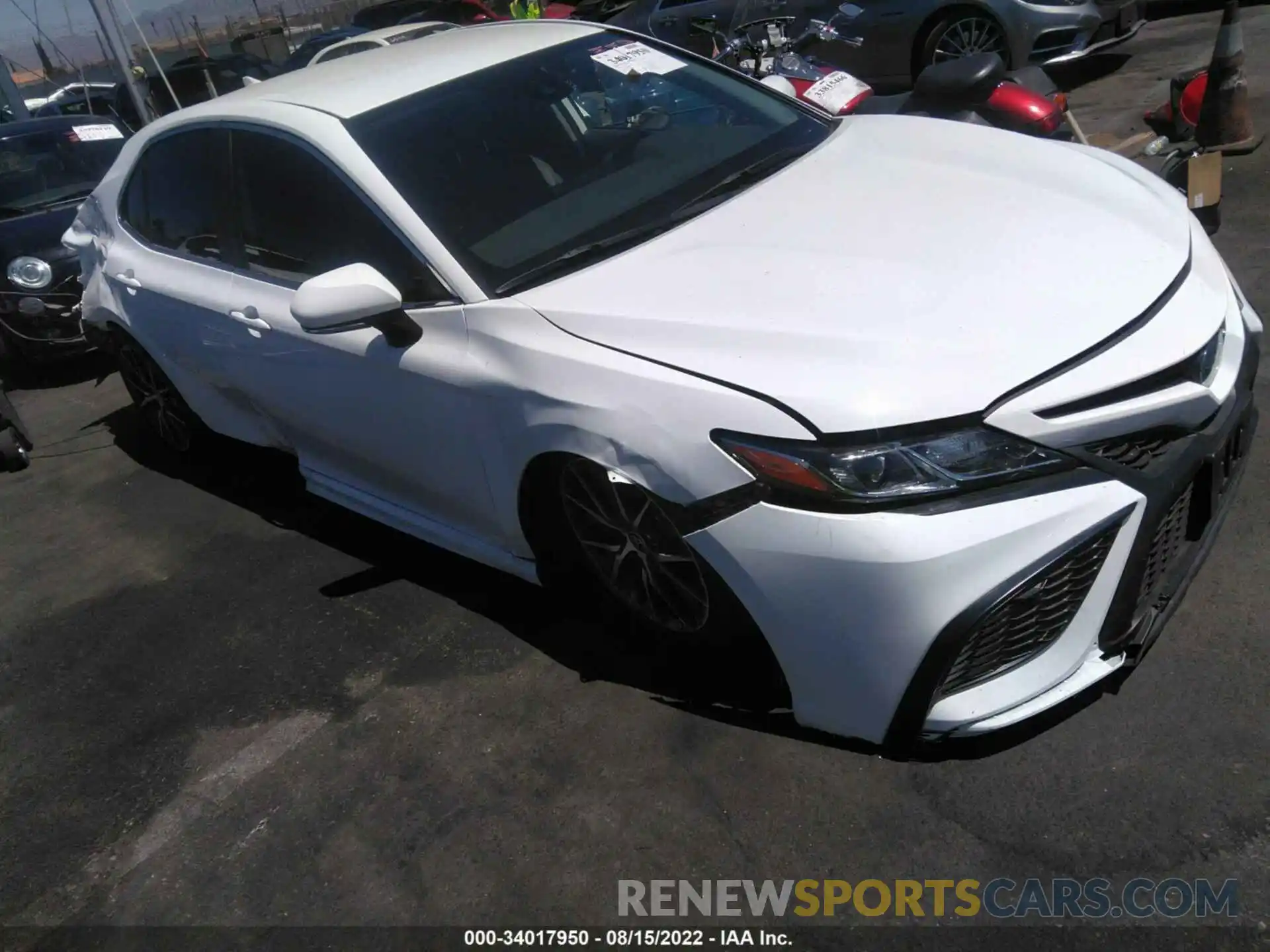 1 Photograph of a damaged car 4T1G31AKXNU583913 TOYOTA CAMRY 2022