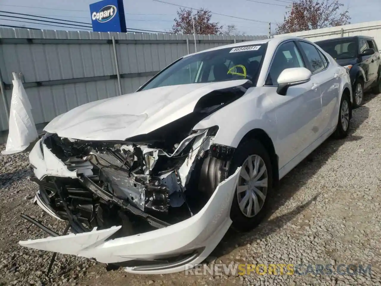 2 Photograph of a damaged car 4T1H31AK0NU571080 TOYOTA CAMRY 2022