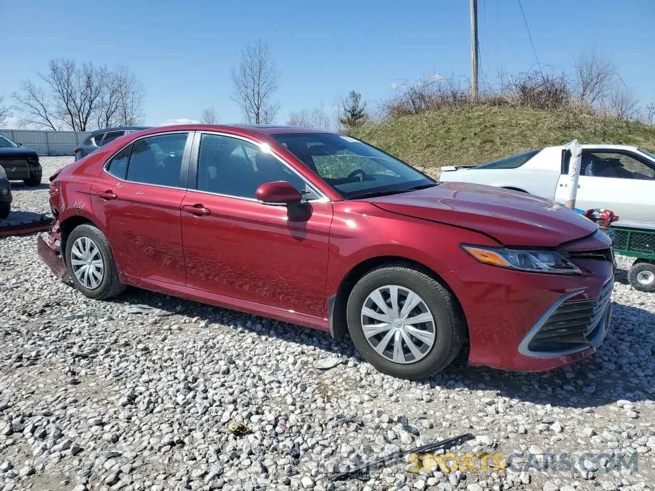 4 Photograph of a damaged car 4T1H31AK5NU589025 TOYOTA CAMRY 2022