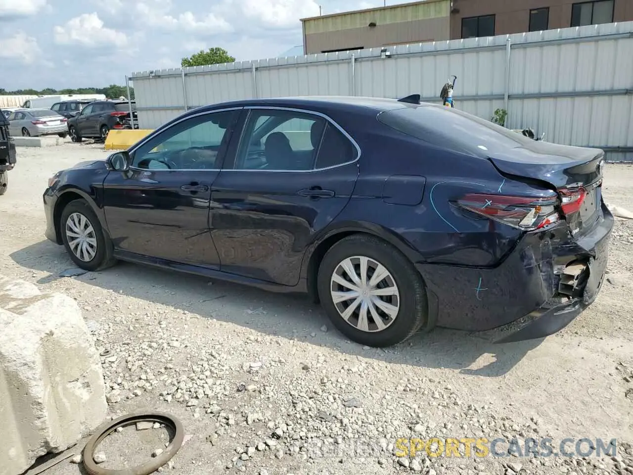 2 Photograph of a damaged car 4T1H31AK7NU574171 TOYOTA CAMRY 2022