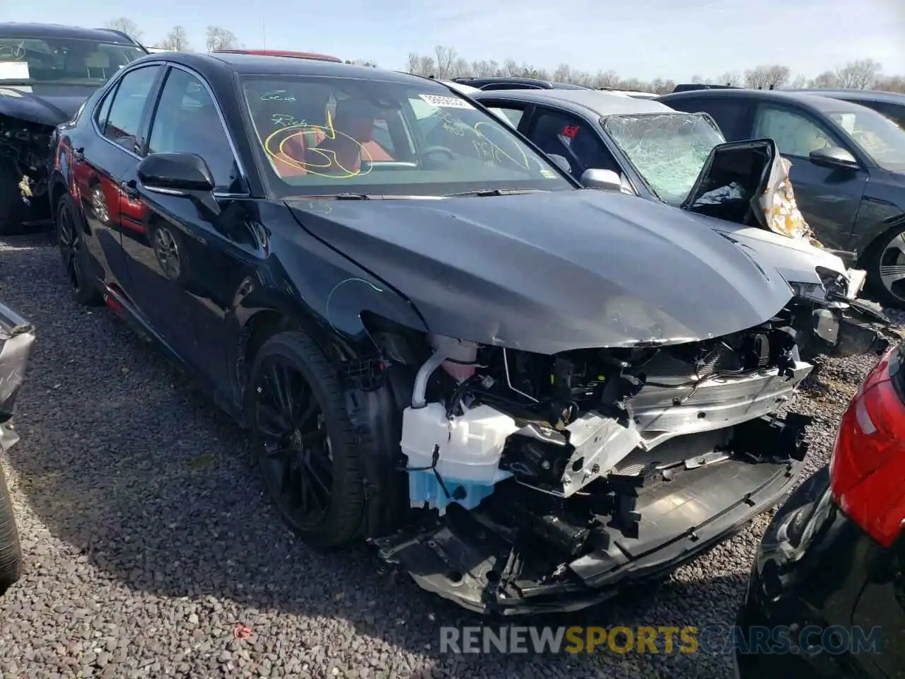 1 Photograph of a damaged car 4T1K61AK3NU018727 TOYOTA CAMRY 2022