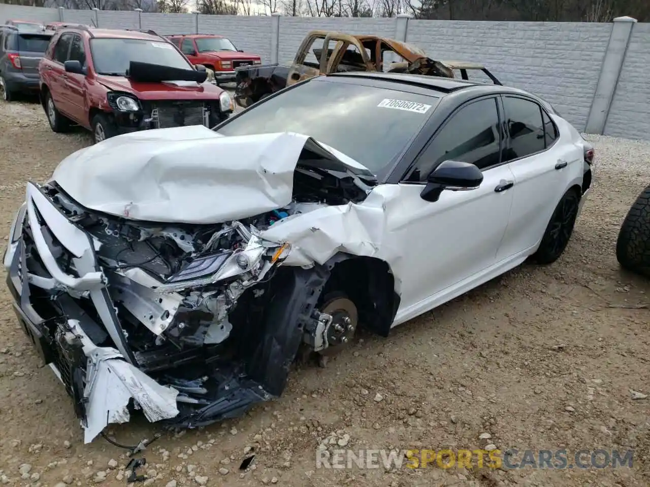 1 Photograph of a damaged car 4T1K61AK4NU066379 TOYOTA CAMRY 2022