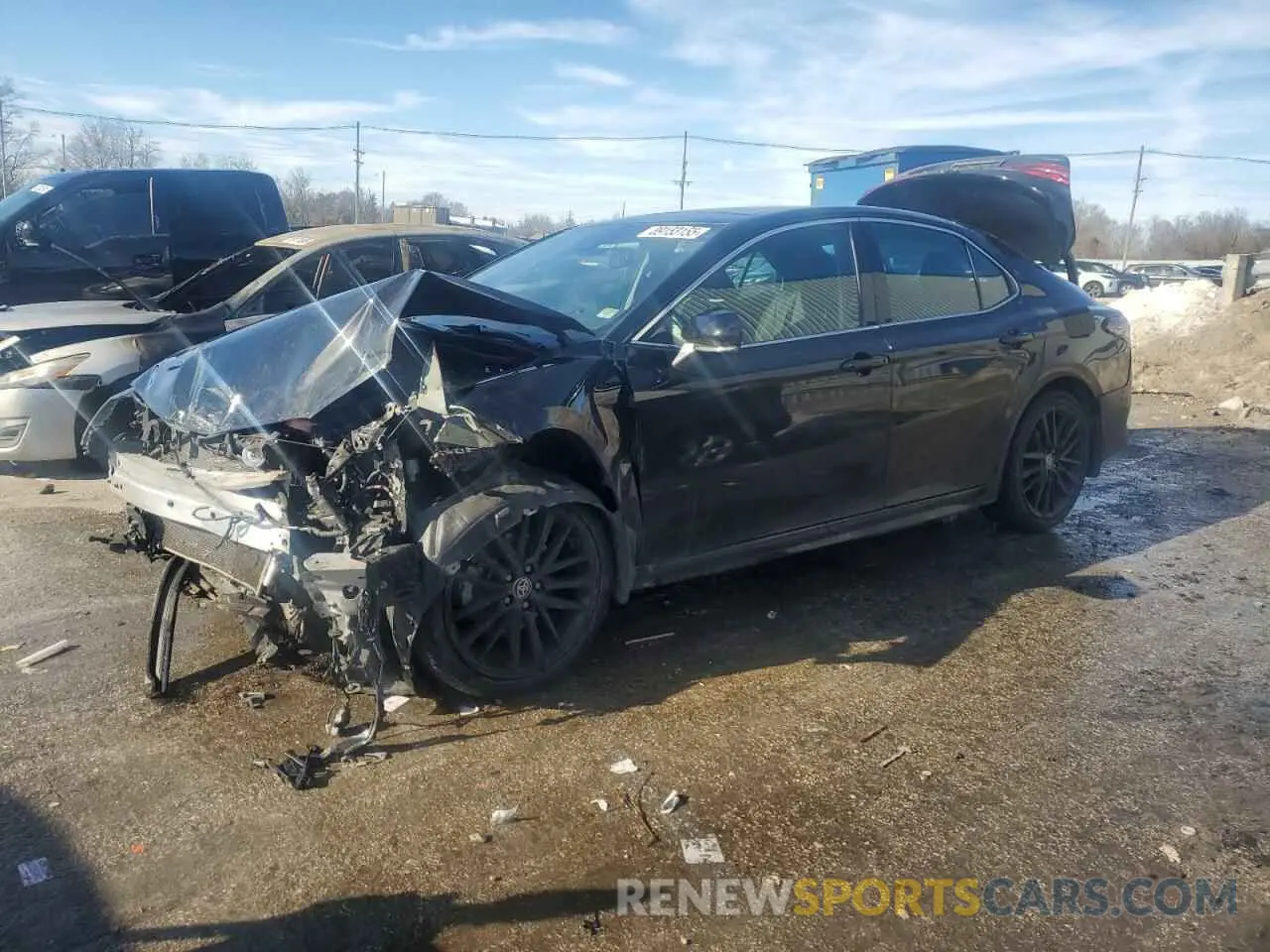 1 Photograph of a damaged car 4T1K61AK5NU075947 TOYOTA CAMRY 2022