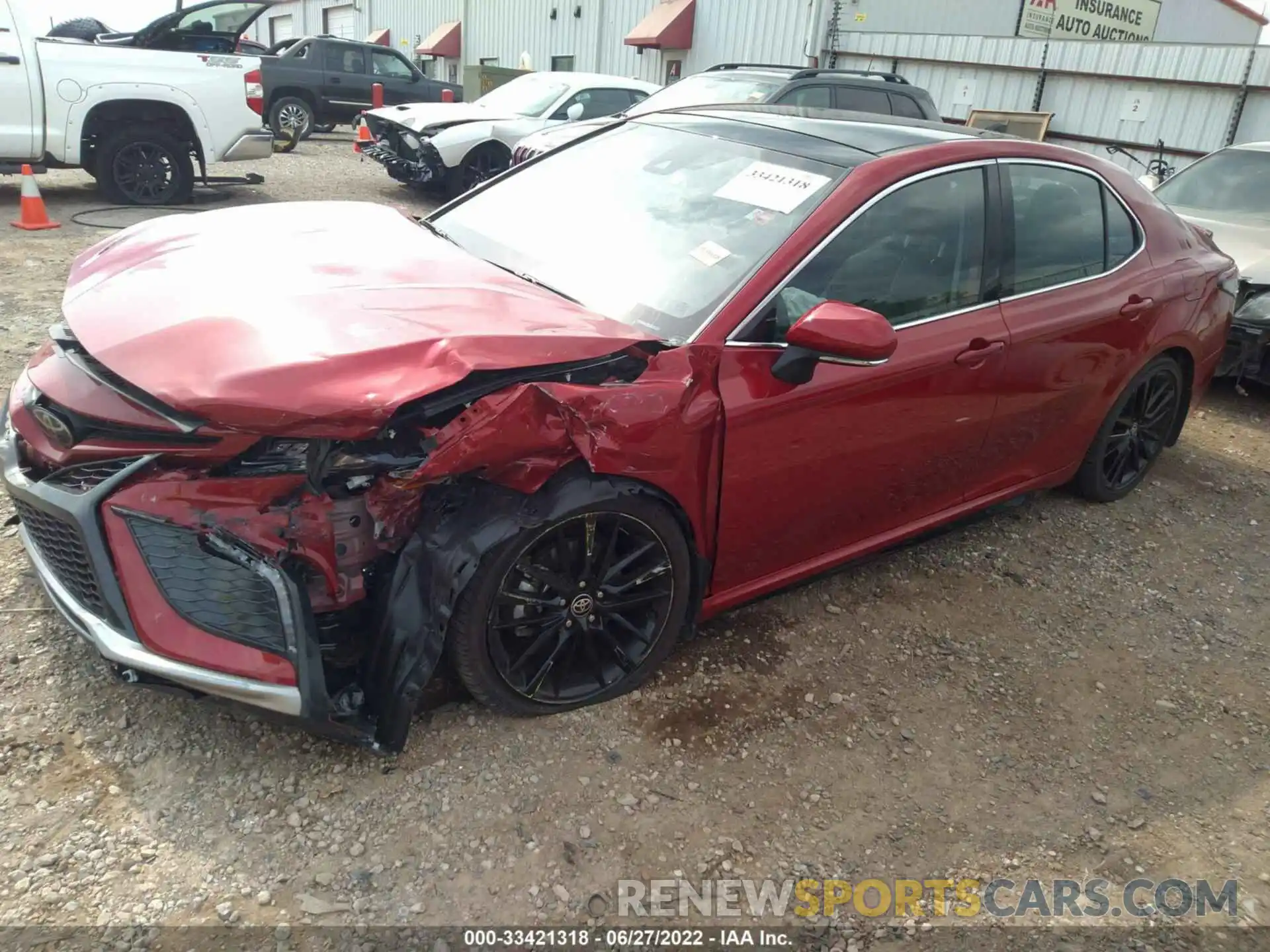 2 Photograph of a damaged car 4T1K61AK6NU004840 TOYOTA CAMRY 2022