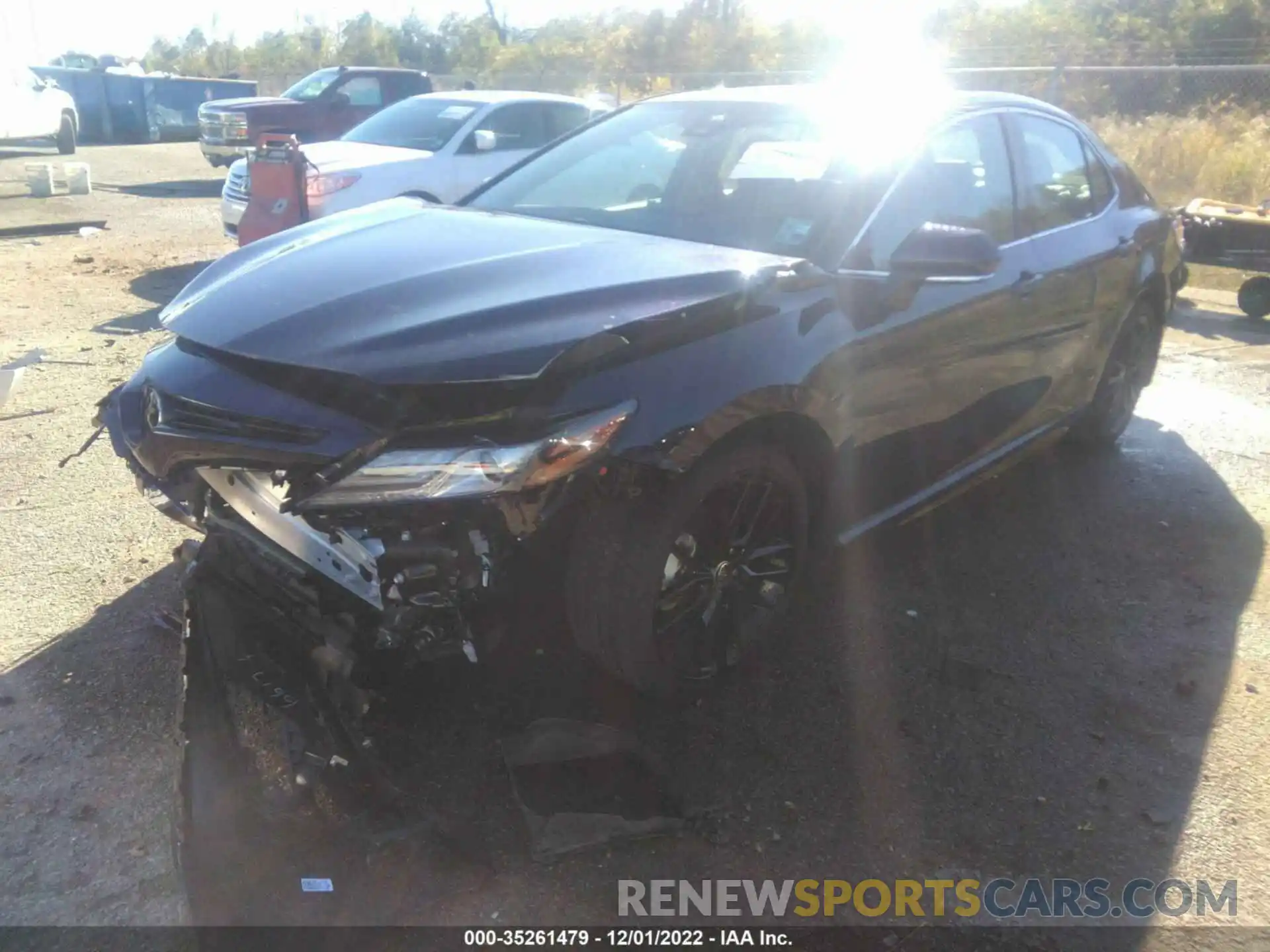 2 Photograph of a damaged car 4T1K61AK6NU076458 TOYOTA CAMRY 2022