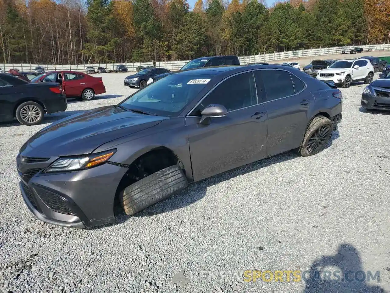 1 Photograph of a damaged car 4T1K61AK7NU019783 TOYOTA CAMRY 2022