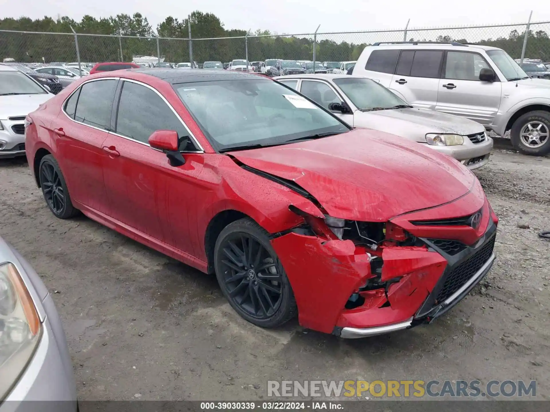 1 Photograph of a damaged car 4T1K61AK8NU033529 TOYOTA CAMRY 2022