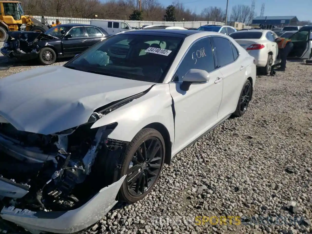 2 Photograph of a damaged car 4T1K61AK9NU009983 TOYOTA CAMRY 2022