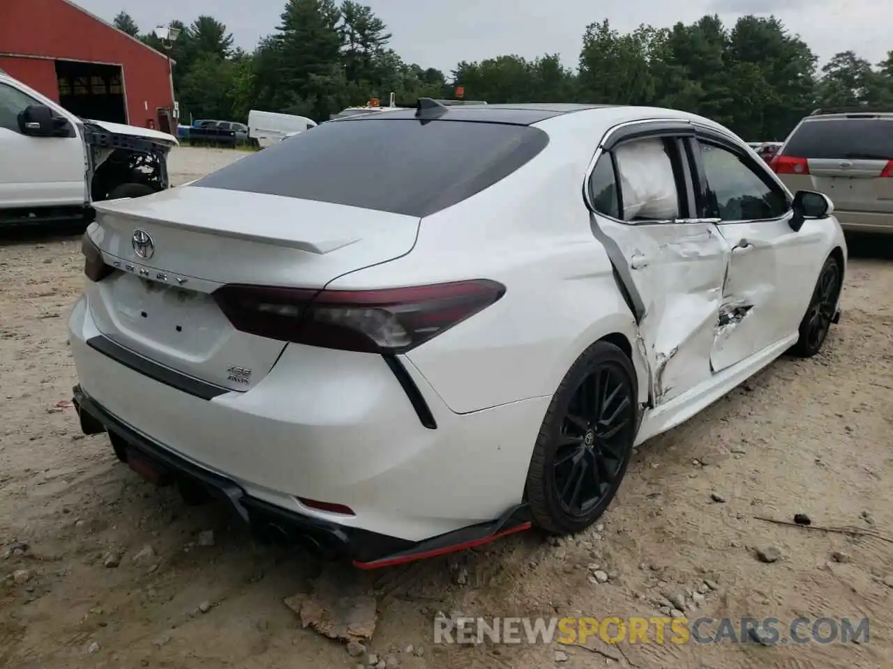 4 Photograph of a damaged car 4T1K61BK7NU048764 TOYOTA CAMRY 2022