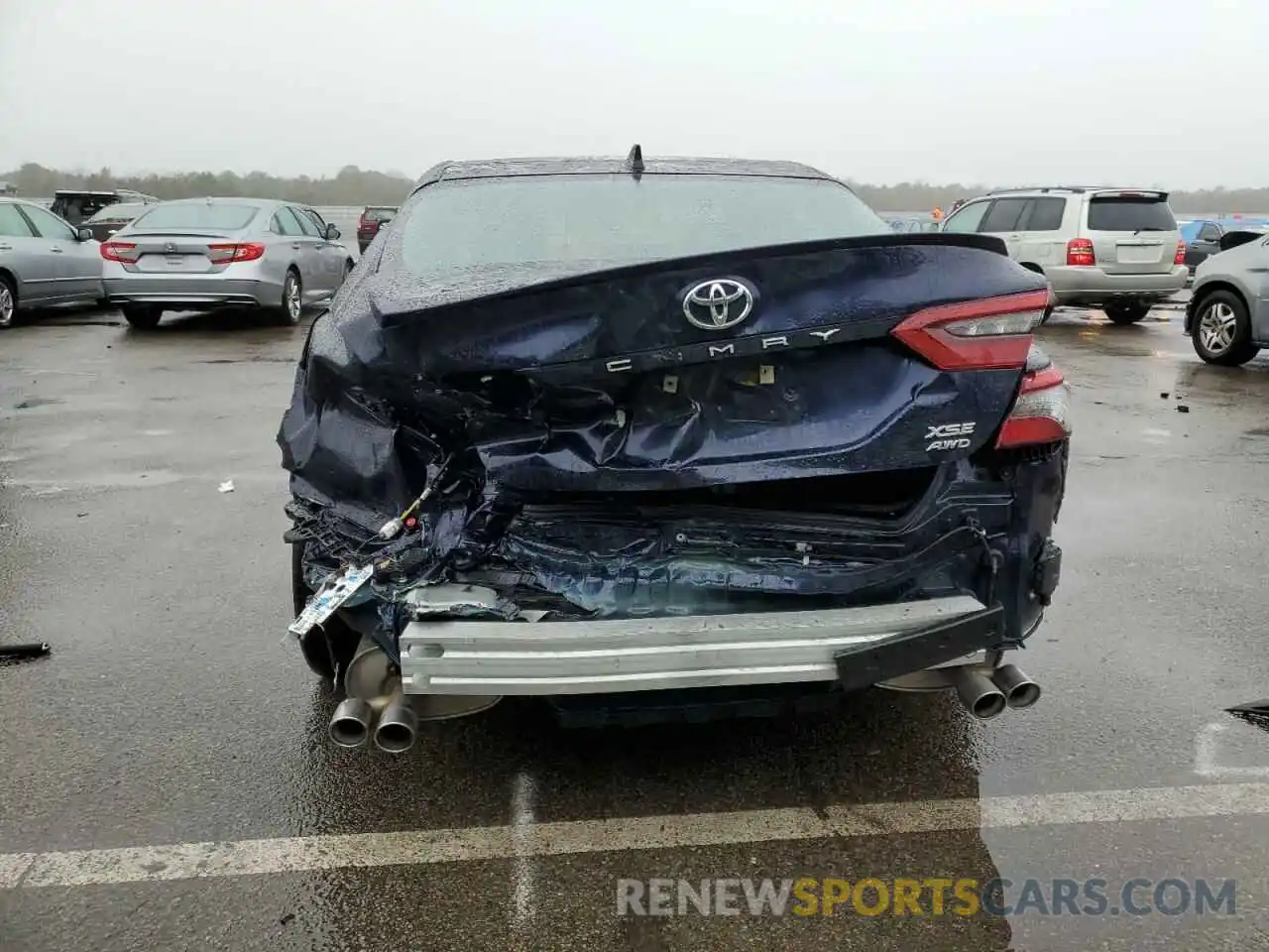 6 Photograph of a damaged car 4T1K61BK9NU052606 TOYOTA CAMRY 2022