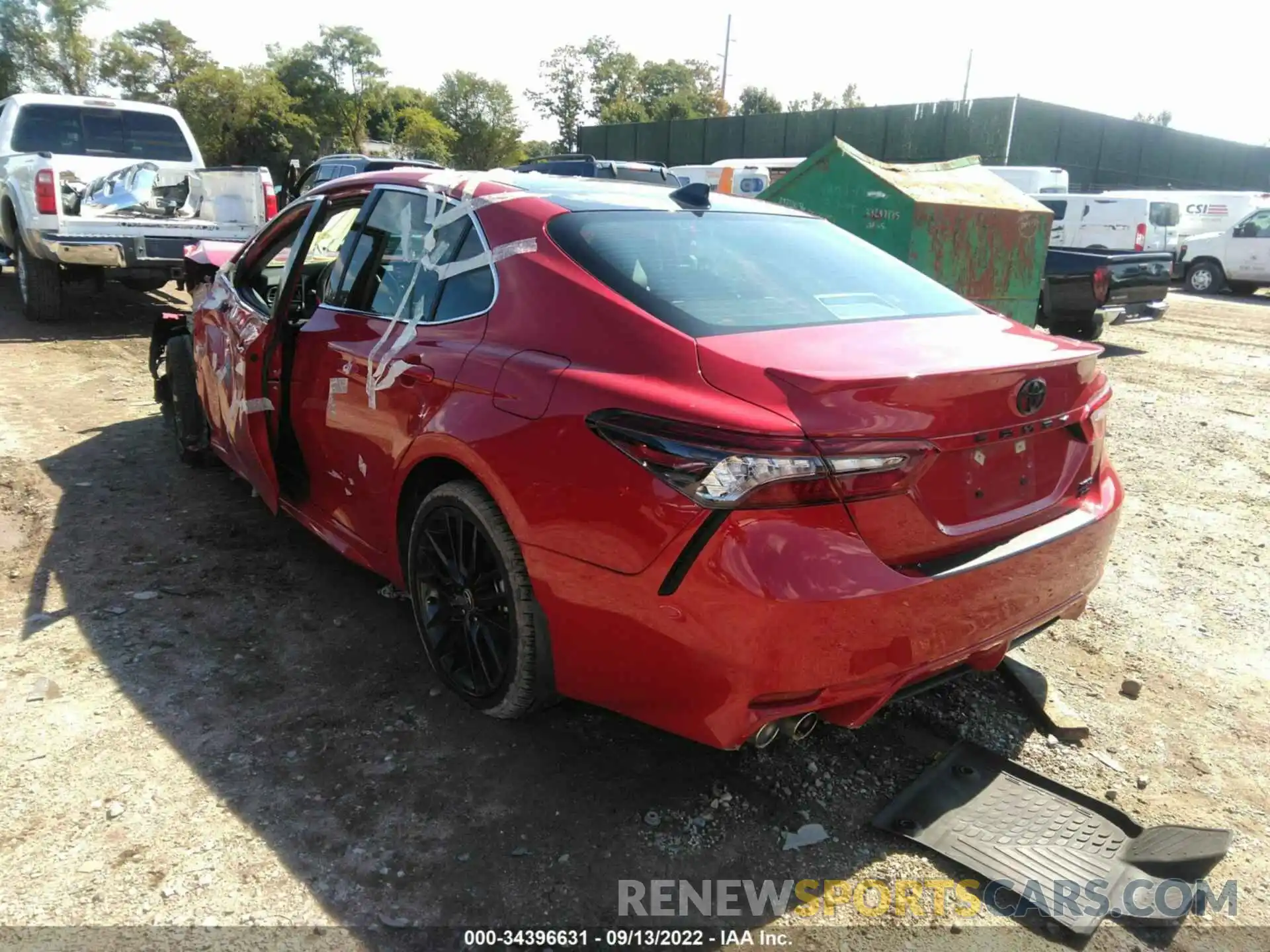 3 Photograph of a damaged car 4T1K61BK9NU055019 TOYOTA CAMRY 2022