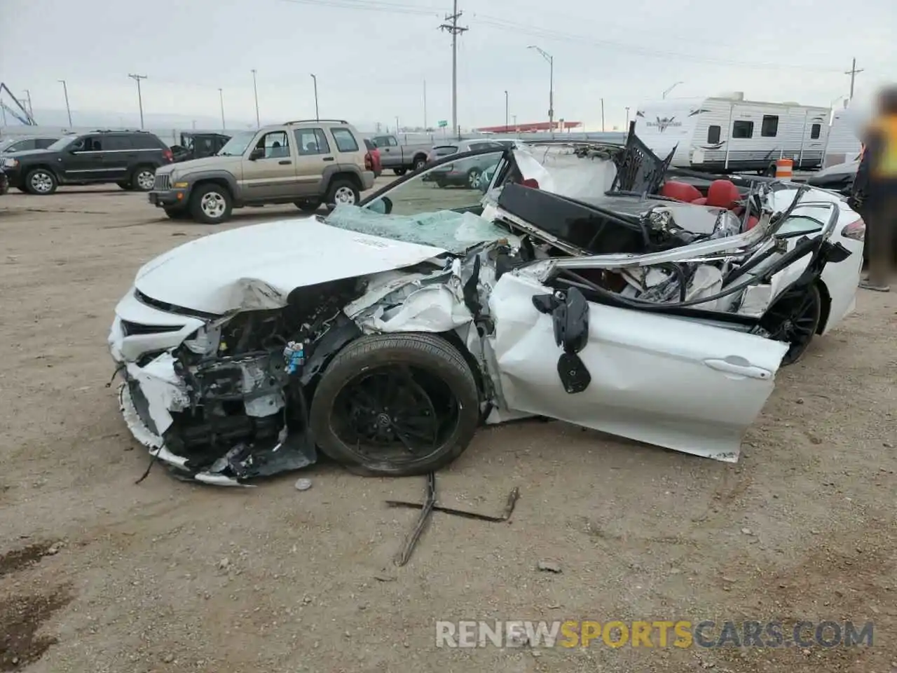 1 Photograph of a damaged car 4T1KZ1AK0NU067195 TOYOTA CAMRY 2022