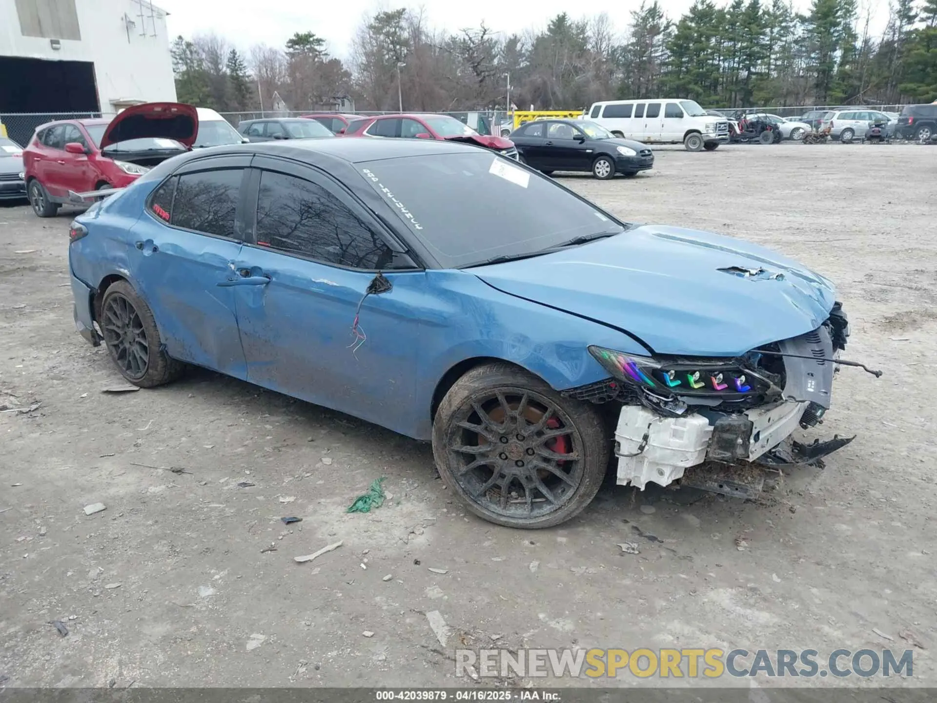 1 Photograph of a damaged car 4T1KZ1AK1NU071580 TOYOTA CAMRY 2022