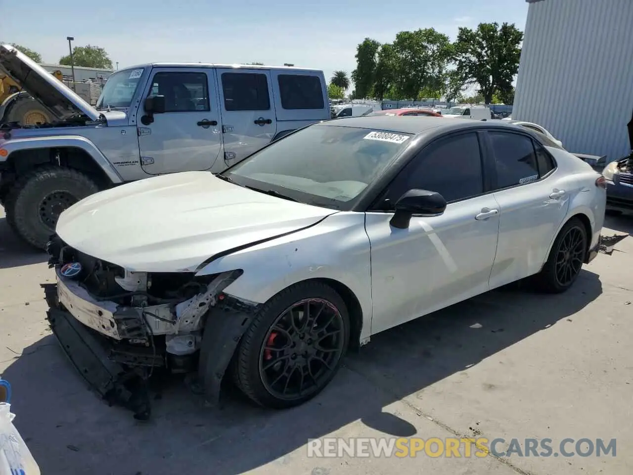 1 Photograph of a damaged car 4T1KZ1AK5NU060498 TOYOTA CAMRY 2022