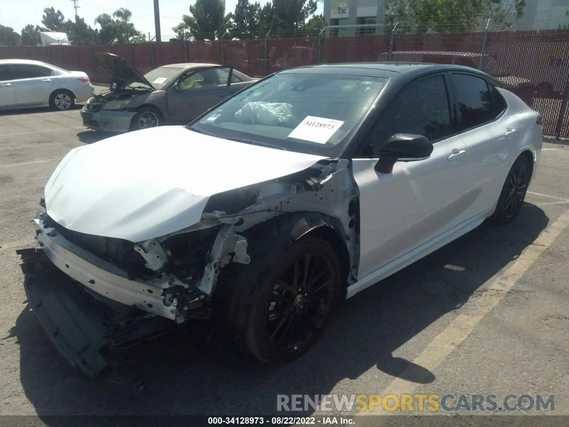 2 Photograph of a damaged car 4T1KZ1AK5NU067211 TOYOTA CAMRY 2022