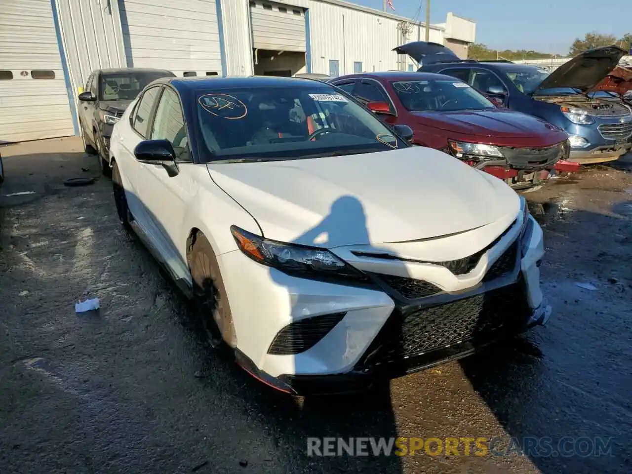 1 Photograph of a damaged car 4T1KZ1AK6NU071316 TOYOTA CAMRY 2022