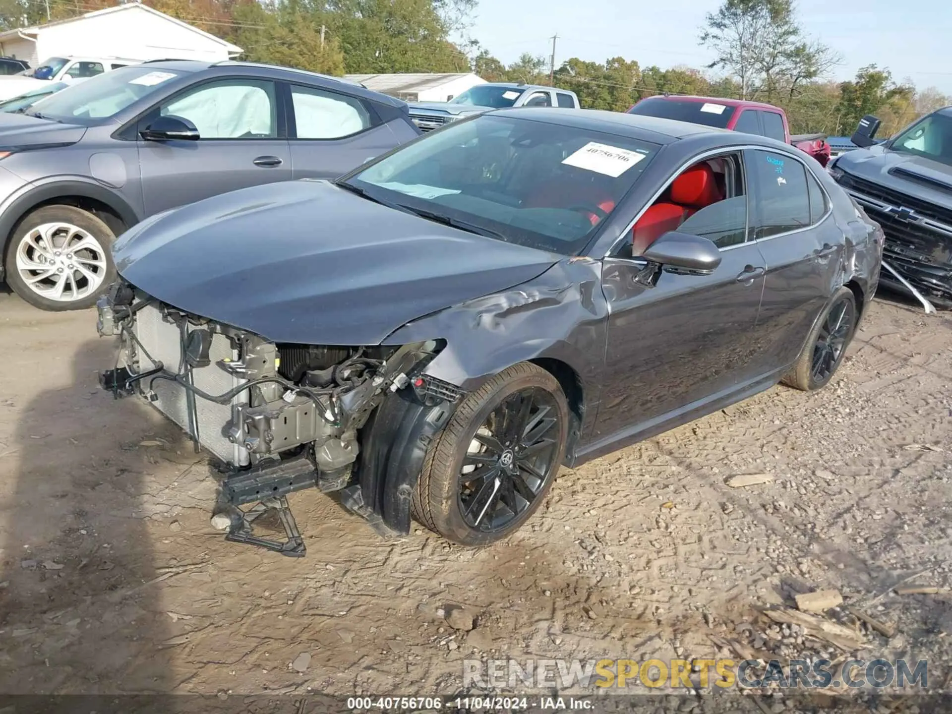 2 Photograph of a damaged car 4T1KZ1AK8NU066196 TOYOTA CAMRY 2022
