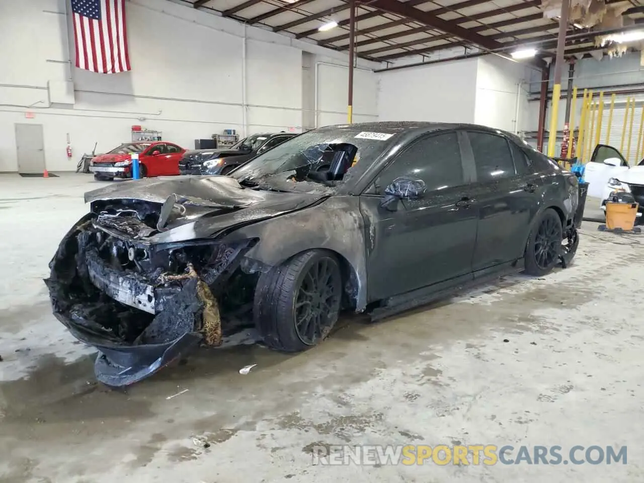 1 Photograph of a damaged car 4T1KZ1AK8NU066375 TOYOTA CAMRY 2022