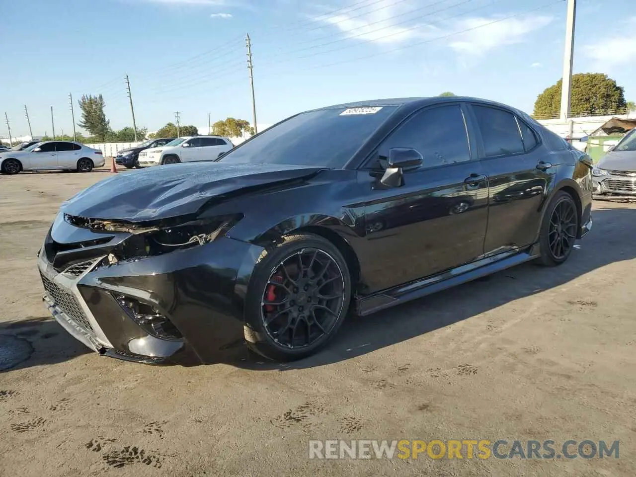 1 Photograph of a damaged car 4T1KZ1AK8NU071673 TOYOTA CAMRY 2022