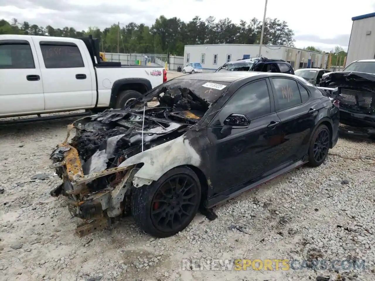 2 Photograph of a damaged car 4T1KZ1AK9NU064361 TOYOTA CAMRY 2022