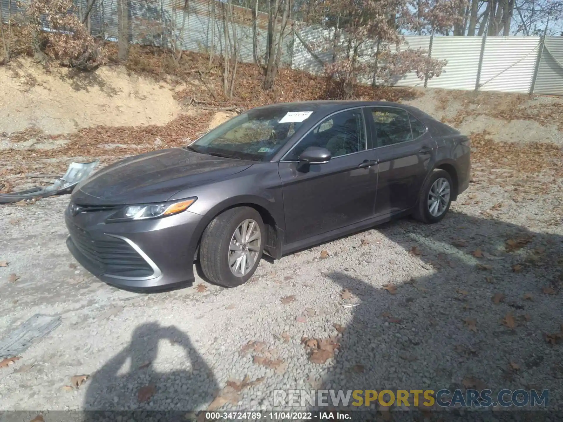 2 Photograph of a damaged car 4T1R11AK0NU674817 TOYOTA CAMRY 2022