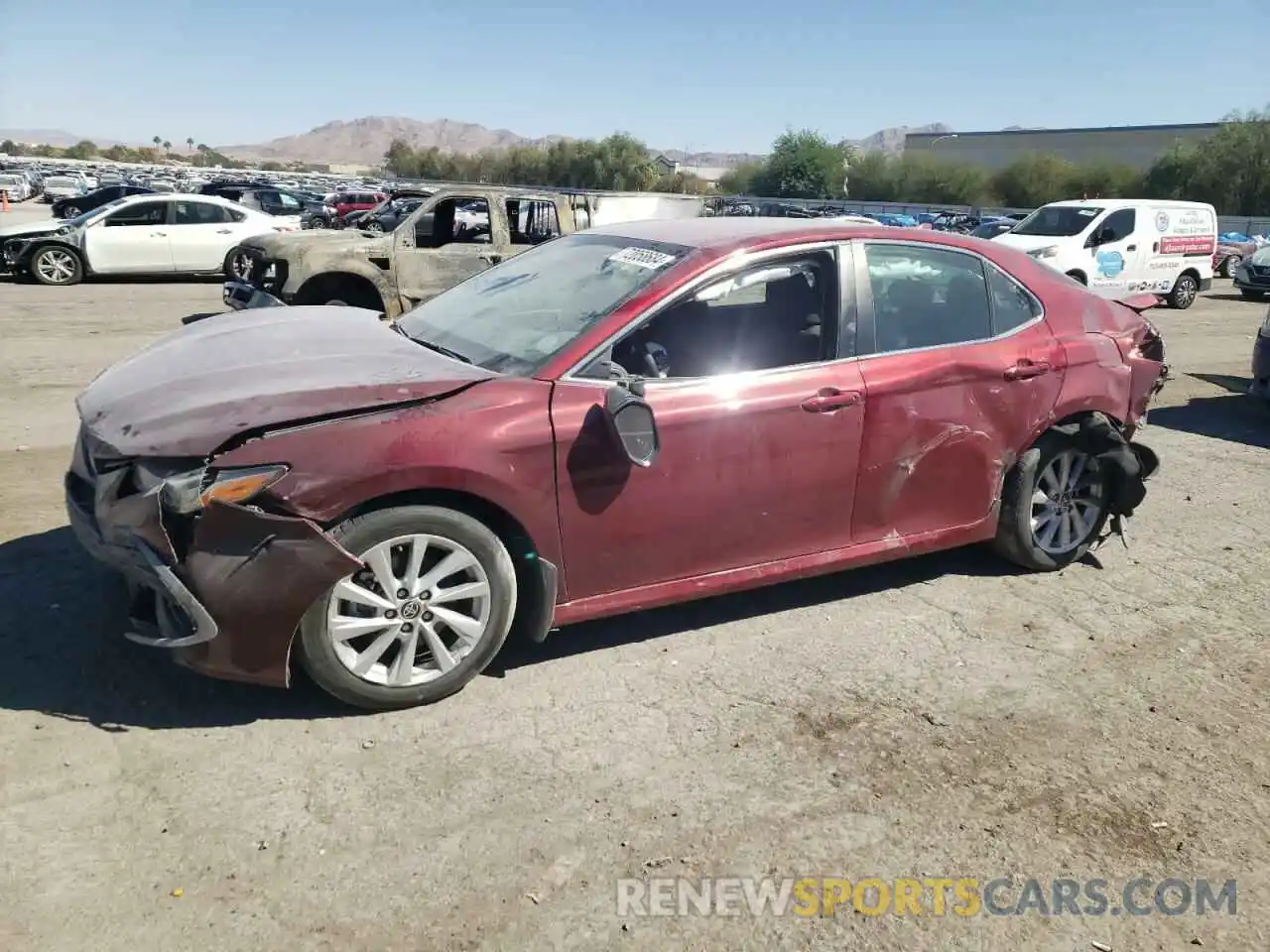 1 Photograph of a damaged car 4T1R11AK1NU070449 TOYOTA CAMRY 2022