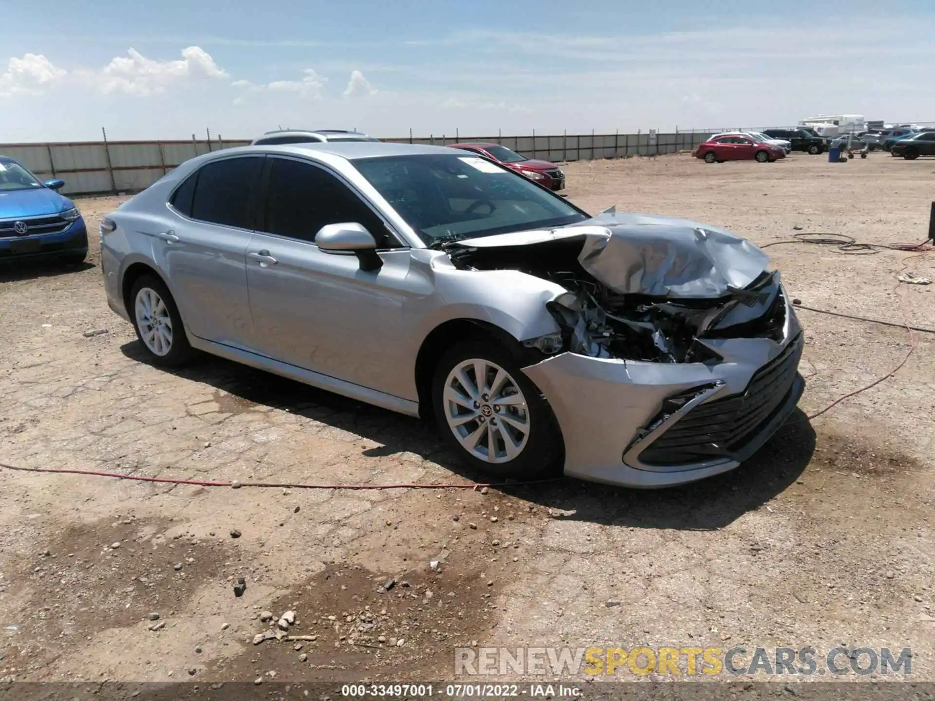 1 Photograph of a damaged car 4T1R11AK2NU049111 TOYOTA CAMRY 2022